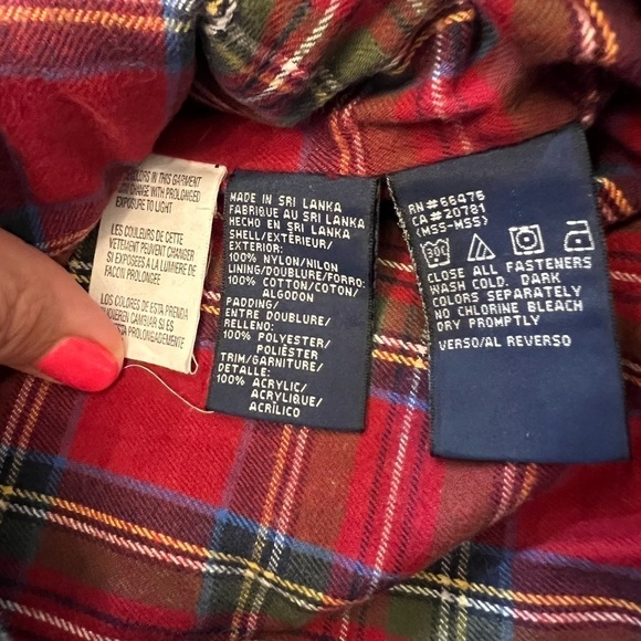 TOMMY HILFIGER Women’s Quilted Zip Up Vest, Size Small. - Picture 3 of 5